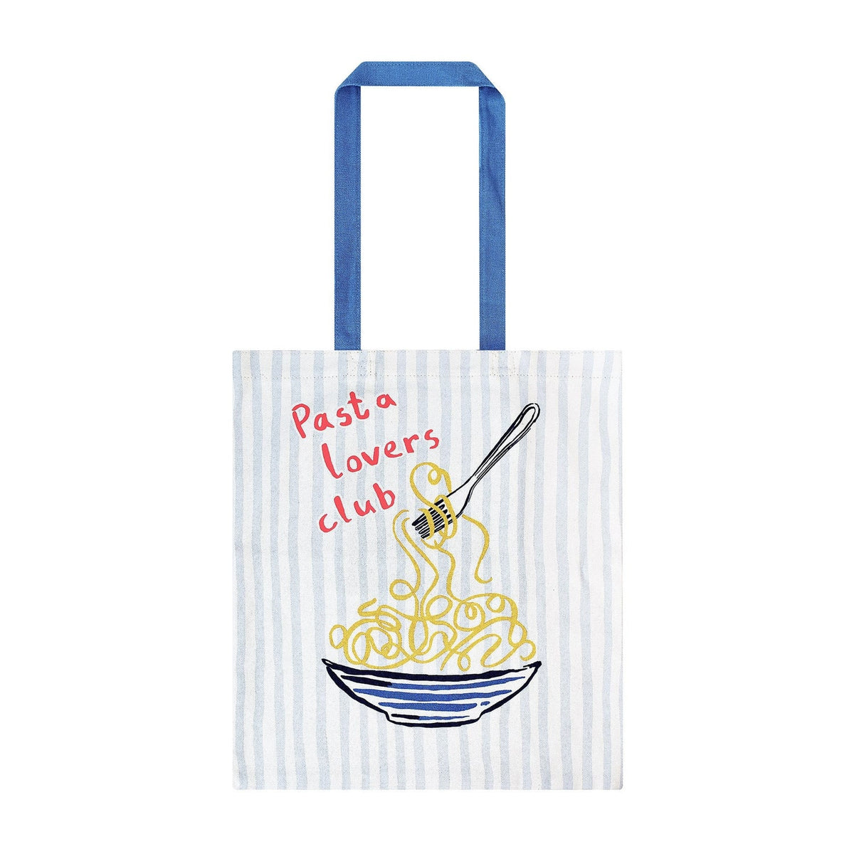 Ulster Weavers Pasta Lovers Club 100% Cotton Kitchen Accessories - Pasta Lovers Club Tote Shopping Bag In Yellow 1