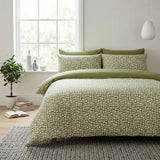 Pebbles Duvet Cover Set - Green