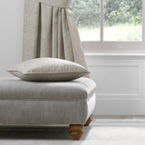 Pembrey Floral Brushed Cotton Cushion Cover 43cm x 43cm - Natural - Pembrey Cushion In Natural 43 X 43Cm 3