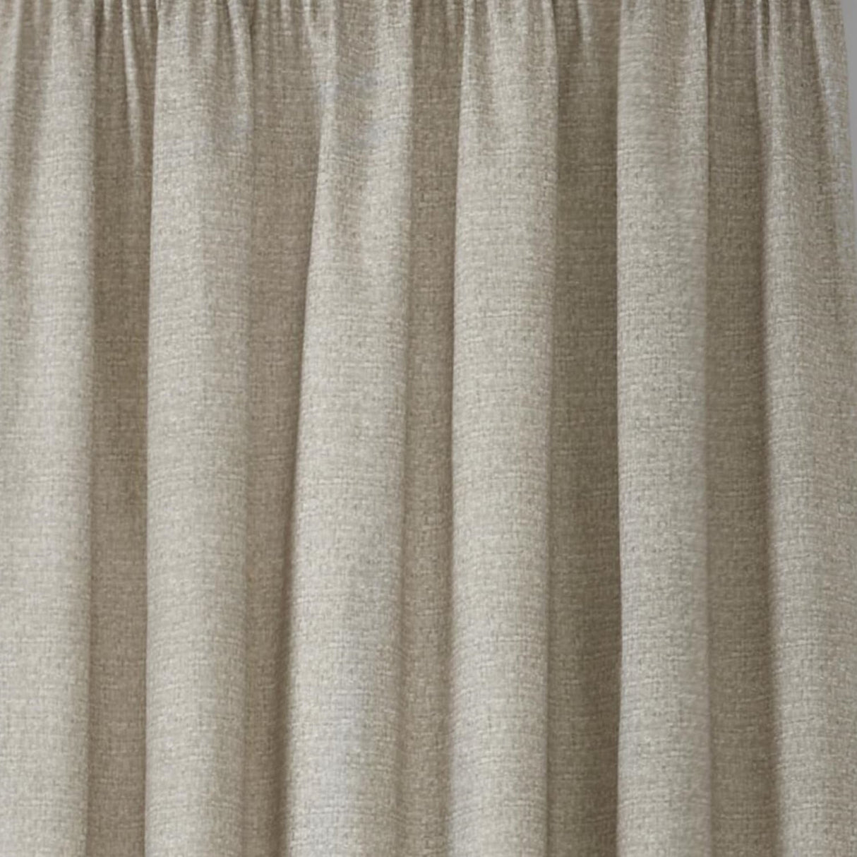 Pembrey Thermal Brushed Cotton Pencil Pleat Curtains - Natural Dimout Light Filtering - Pembrey Pencil Pleat Curtains In Natural 4