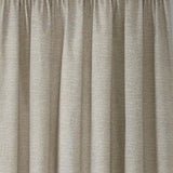 Pembrey Thermal Brushed Cotton Pencil Pleat Curtains - Natural Dimout Light Filtering - Pembrey Pencil Pleat Curtains In Natural 4