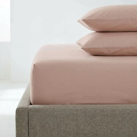 Percale 180 Thread Count Fitted Sheet 25cm Deep 4