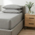 Percale 180 Thread Count Fitted Sheet 25cm Deep - Grey