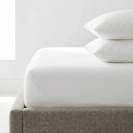 Percale 180 Thread Count Fitted Sheet 25cm Deep 12