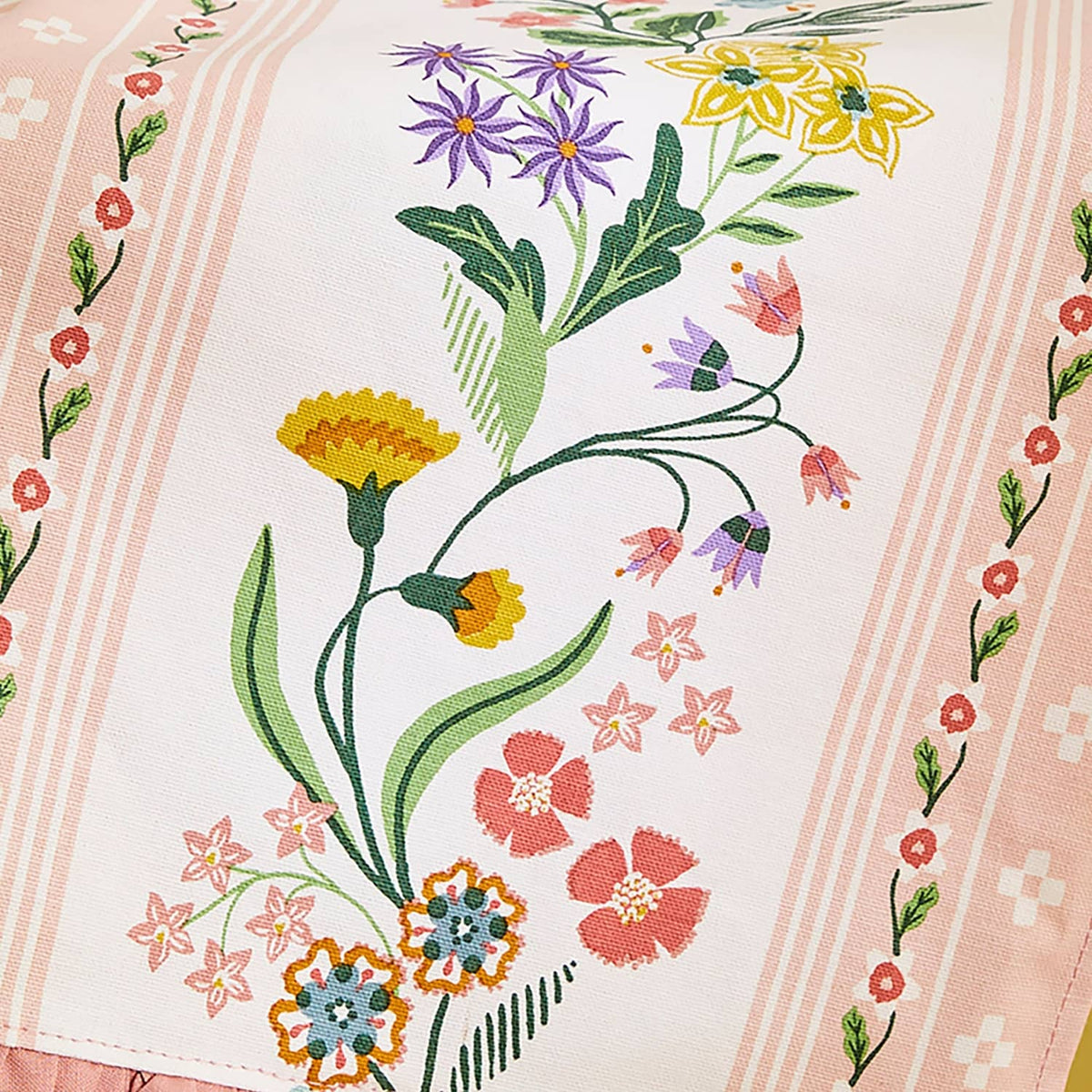 Ulster Weavers Petals & Prose Pink Floral Cotton Tea Towel - Petals & Prose Cotton Tea Towel In Pink 4