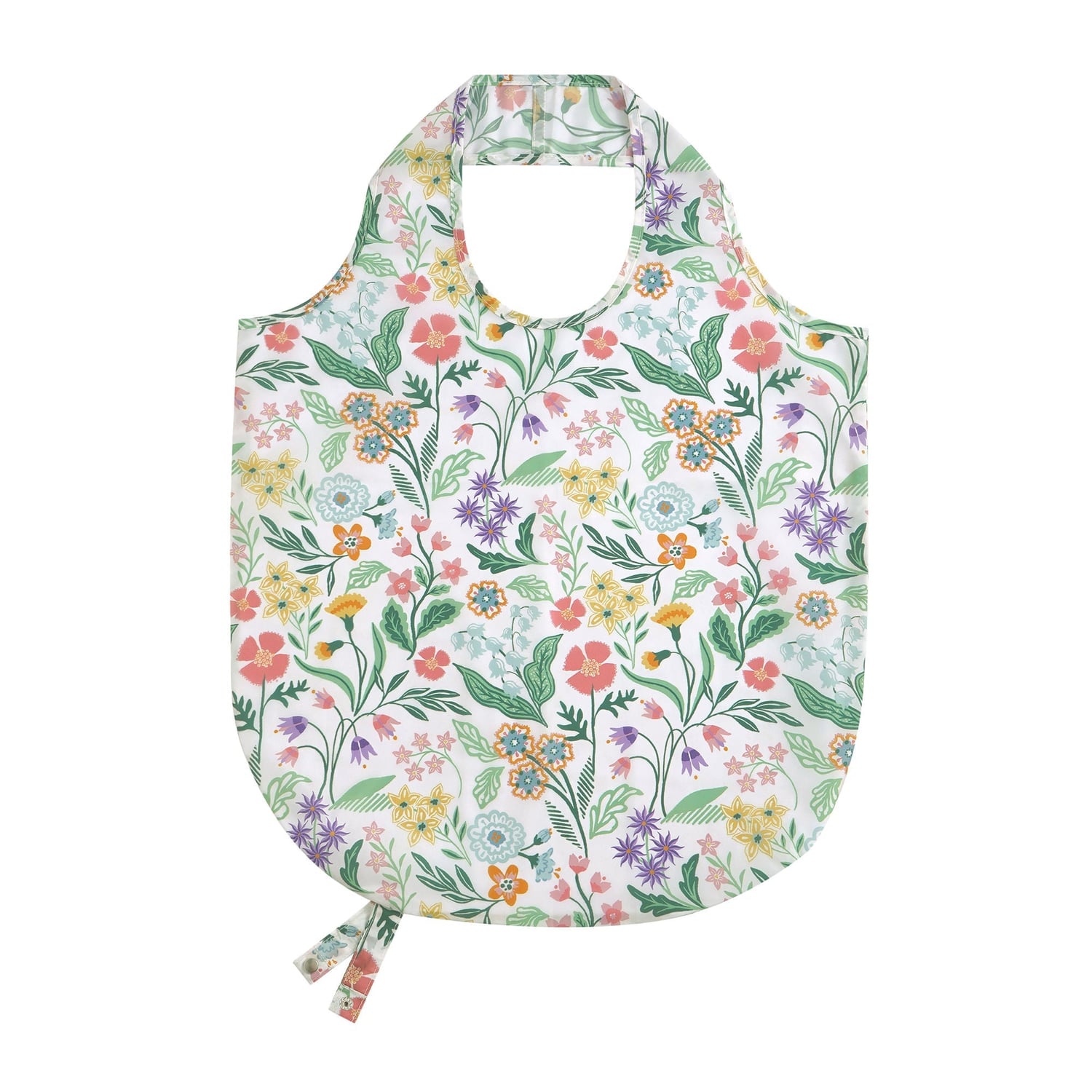 Ulster Weavers Petals & Prose Pink Floral Foldable Shopping Bag