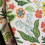 Ulster Weavers Petals & Prose Pink Floral Cotton Oven Glove - Petals & Prose Microwave Mitts Pair In Pink 5