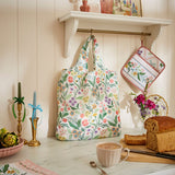 Ulster Weavers Petals & Prose Pink Floral Cotton Pot Mat - Petals & Prose Pot Mitt In Pink 3