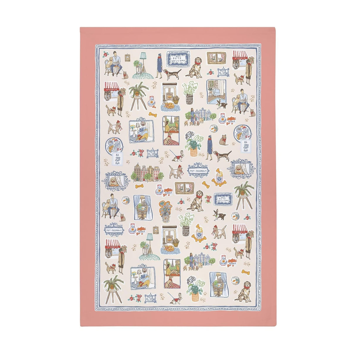 Ulster Weavers Pets In The City Cotton Tea Towel