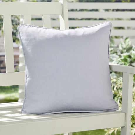 Plain Outdoor UV Resistant Cushion Cover 43cm x 43cm Silver image