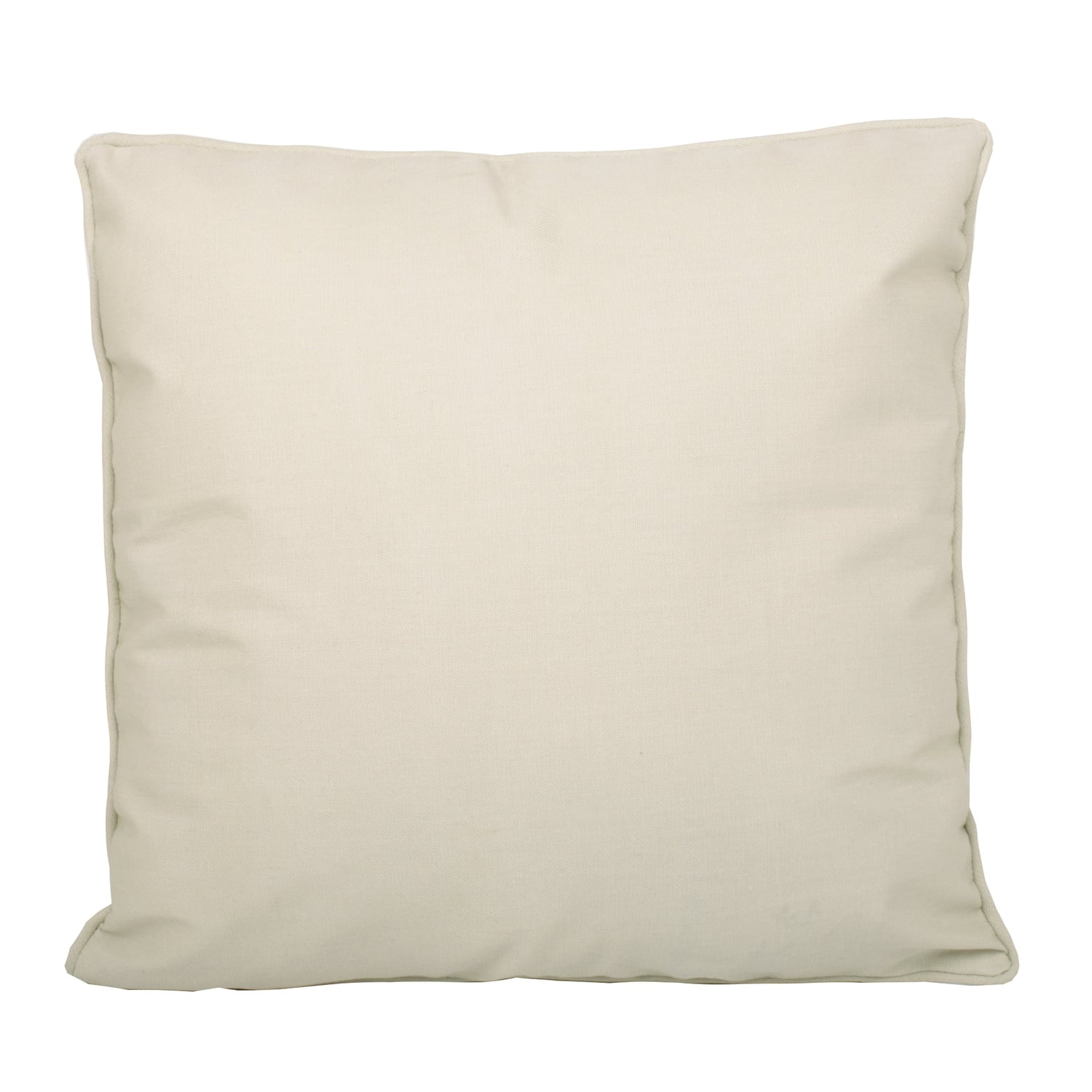 Plain Outdoor UV Resistant Cushion Cover 43cm x 43cm - Natural