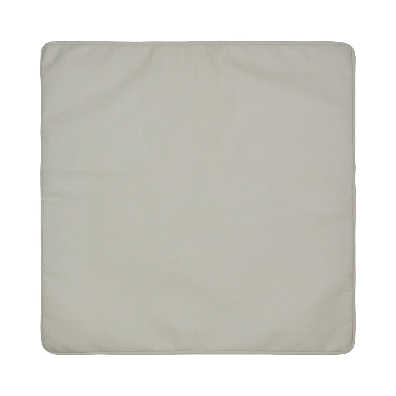 Plain Outdoor UV Resistant Cushion Cover 43cm x 43cm - Natural - Plain Dye Outdoor Cushion In Natural 43 X 43Cm 2