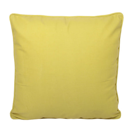 Plain Outdoor UV Resistant Cushion Cover 43cm x 43cm - Ochre