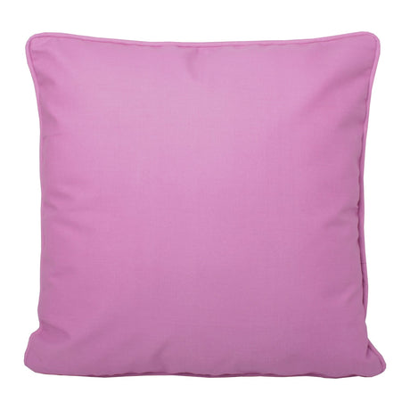 Plain Outdoor UV Resistant Cushion Cover 43cm x 43cm - Pink