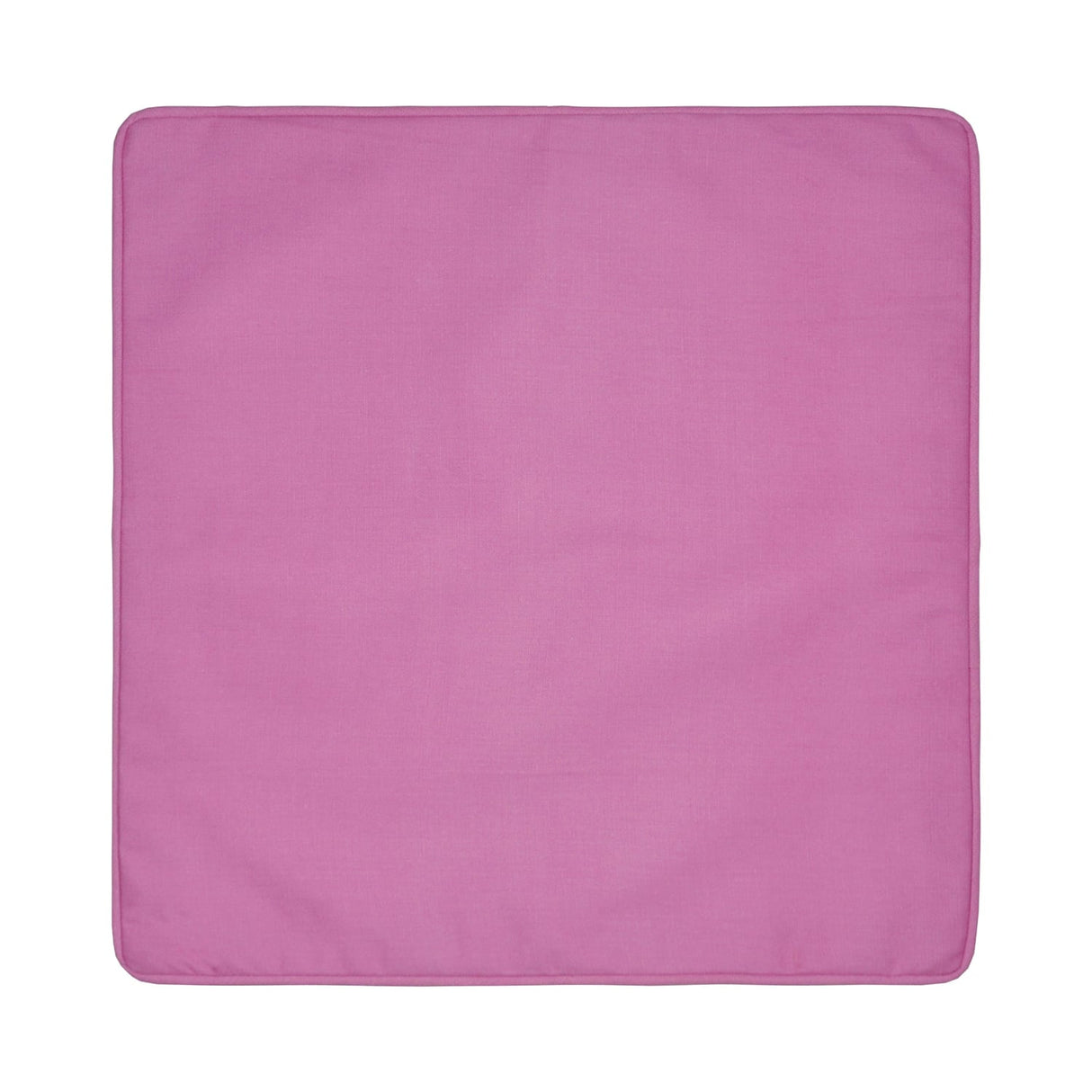 Plain Outdoor UV Resistant Cushion Cover 43cm x 43cm - Pink - Plain Dye Outdoor Cushion In Pink 43 X 43Cm 2