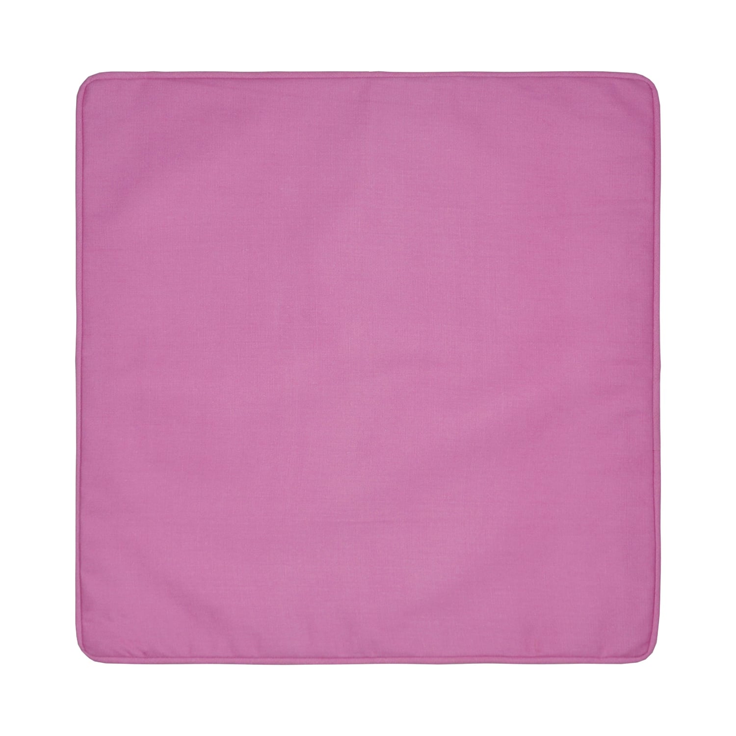 Plain Outdoor UV Resistant Cushion Cover 43cm x 43cm - Pink - Plain Dye Outdoor Cushion In Pink 43 X 43Cm 2