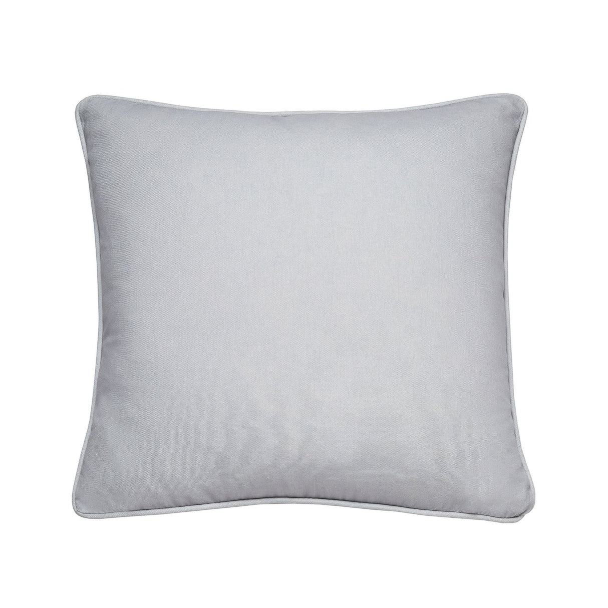 Plain Outdoor UV Resistant Cushion Cover 43cm x 43cm - Silver - Plain Dye Outdoor Cushion In Silver 43 X 43Cm 2