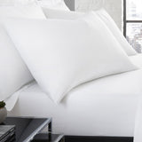 Plain Dye Polycotton Housewife Pillowcases Pair - Plain Dye Pair Of Housewife Pillowcases In White 50 X 75Cm 1