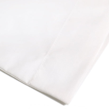 Plain Dye Polycotton Housewife Pillowcases Pair - Plain Dye Pair Of Housewife Pillowcases In White 50 X 75Cm 3