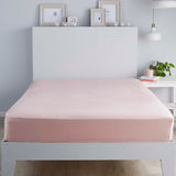 Plain Dye 32cm Extra Deep Fitted Bed Sheet - Blush - Plain Dyed 32Cm Deep Fitted Bed Sheet In Blush 2