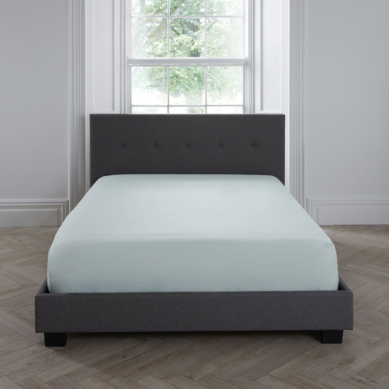 Plain Dye 32cm Extra Deep Fitted Bed Sheet - Green - Plain Dyed 32Cm Deep Fitted Bed Sheet In Green 2