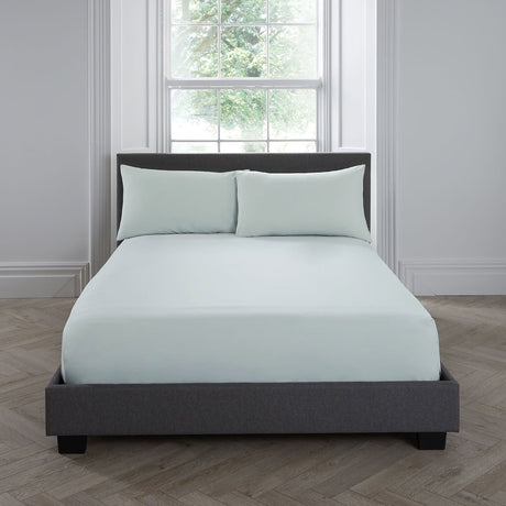 Plain Dye 32cm Extra Deep Fitted Bed Sheet - Green - Plain Dyed 32Cm Deep Fitted Bed Sheet In Green 3