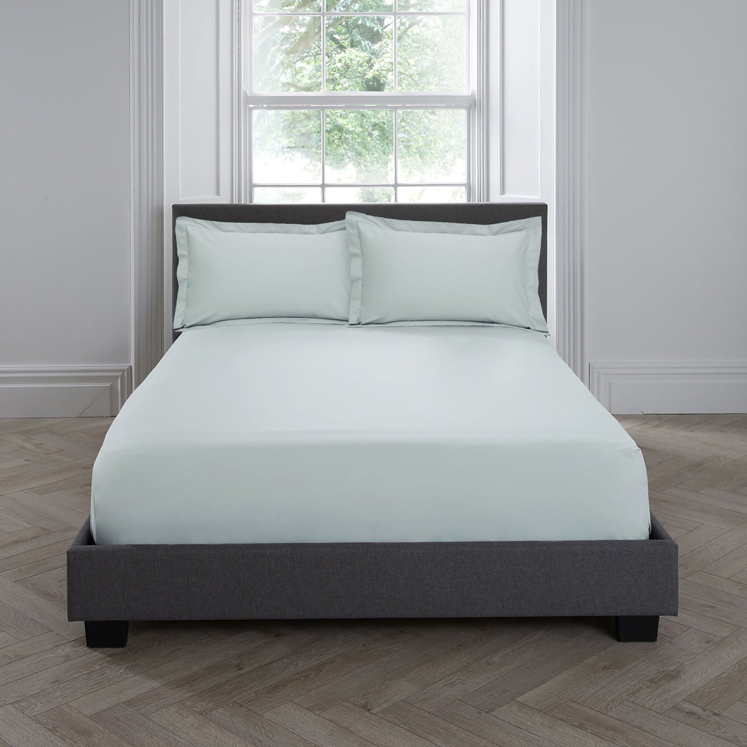 Plain Dye 32cm Extra Deep Fitted Bed Sheet - Green - Plain Dyed 32Cm Deep Fitted Bed Sheet In Green 4