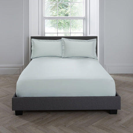 Plain Dye 32cm Extra Deep Fitted Bed Sheet - Green - Plain Dyed 32Cm Deep Fitted Bed Sheet In Green 4