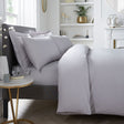 Plain Dye 32cm Extra Deep Fitted Bed Sheet - Silver