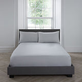 Plain Dye 32cm Extra Deep Fitted Bed Sheet - Silver - Plain Dyed 32Cm Deep Fitted Bed Sheet In Silver 3