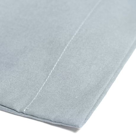 Plain Dye Polycotton Housewife Pillowcases Pair - Plain Dyed Pair Of Housewife Pillowcases In Duck Egg 50 X 75Cm 3