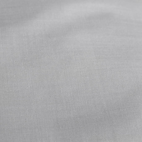 Plain Dye Polycotton Housewife Pillowcases Pair - Plain Dyed Pair Of Housewife Pillowcases In Silver 50 X 75Cm 4