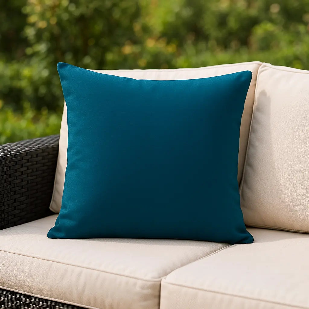 Plain Outdoor Cushion Cover 17" x 17" (43cm x 43cm) by furn.