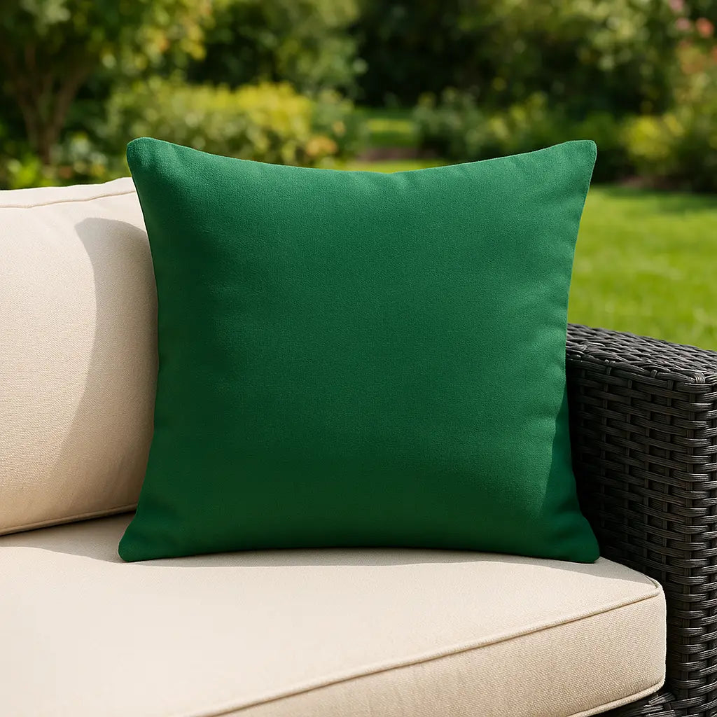Plain Outdoor Cushion Cover 17" x 17" (43cm x 43cm) by furn.