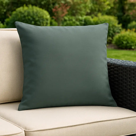 Plain Outdoor Cushion Cover 17" x 17" (43cm x 43cm) - Grey