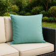 Plain Outdoor UV Resistant Cushion Cover 43cm x 43cm - Teal