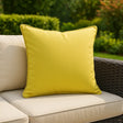 Plain Outdoor UV Resistant Cushion Cover 43cm x 43cm - Ochre