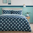 Polka Spot Polycotton Duvet Cover Set - Blue