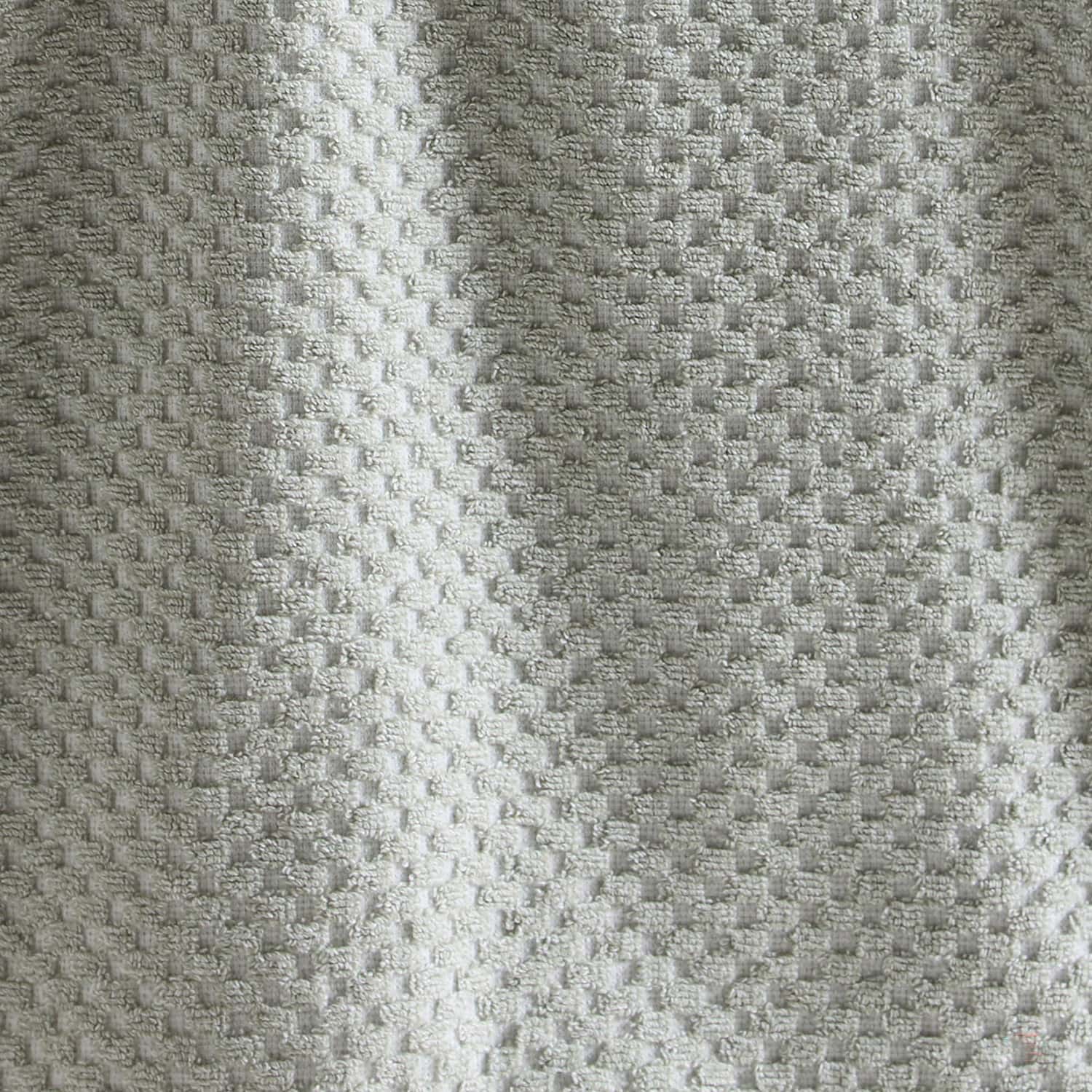 Popcorn Check 550 GSM Bathroom Towels - Green - Popcorn Check Towels In Green 4