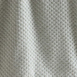 Popcorn Check 550 GSM Bathroom Towels - Green - Popcorn Check Towels In Green 4