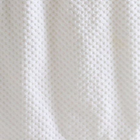 Popcorn Check 550 GSM Bathroom Towels - White - Popcorn Check Towels In White 4