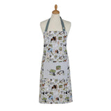 Ulster Weavers Portman Farm Farmhouse Design Cotton Apron - Portman Farm Cotton Apron In Grey 3
