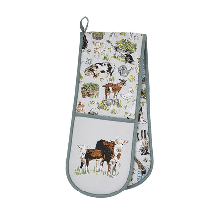 Ulster Weavers Portman Farm Farmhouse Design Double Oven Glove