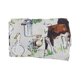 Ulster Weavers Portman Farm Farmhouse Design Packable Shopping Bag - Portman Farm Foldable Tote Bag Medium In Grey 2