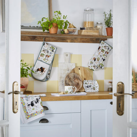 Ulster Weavers Portman Farm Farmhouse Design Scatter Tray - Portman Farm Scatter Tray In Grey 2