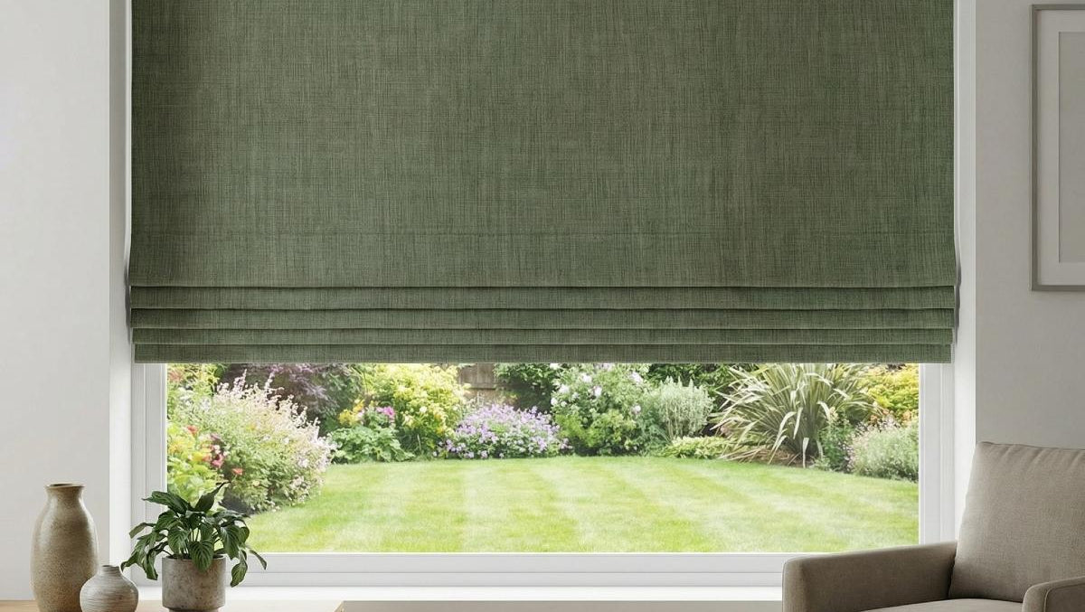 Prima Made to Measure Roman Blind Forest
