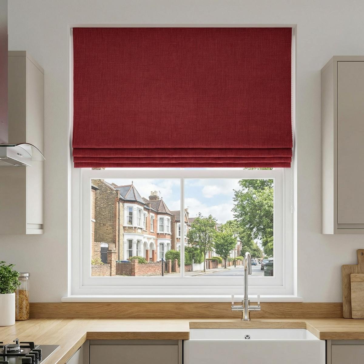 Prima Made to Measure Roman Blind Wine