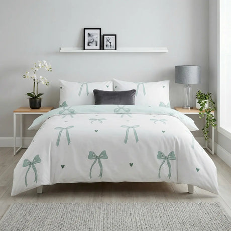 Printed Bows Duvet Cover Set 1