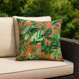 Psychedelic Jungle Outdoor Cushion Cover - Coral