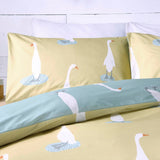 Puddles the Duck Polycotton Duvet Cover Set - Puddles The Duck Duvet Cover Set In Yellow 2